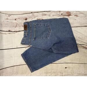 L.L.Bean Classic Blue Denim Jeans 40x30